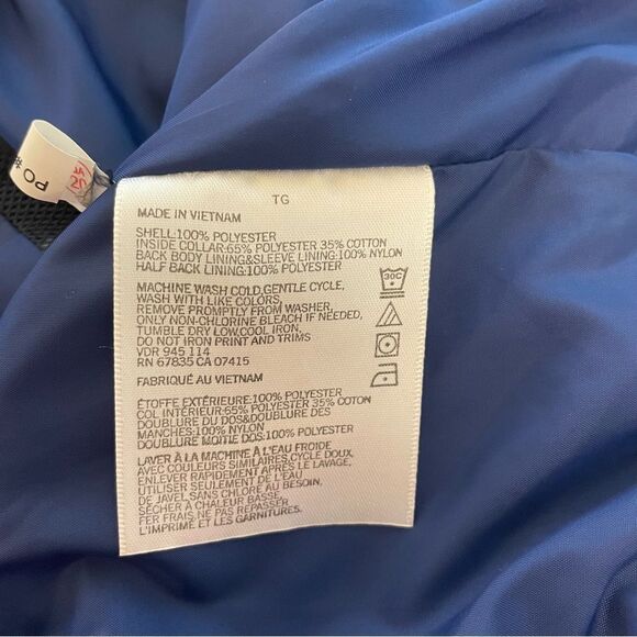 Nautica Classic Sailing Jacket Full Zip Navy Size XL - Picture 7 of 7